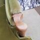 Fauteuil vert velours