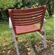 Ancien salon de jardin en bois design 50-60