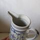 Pichet à lait en porcelaine Rieber en motif de Saxe bleu-blanc