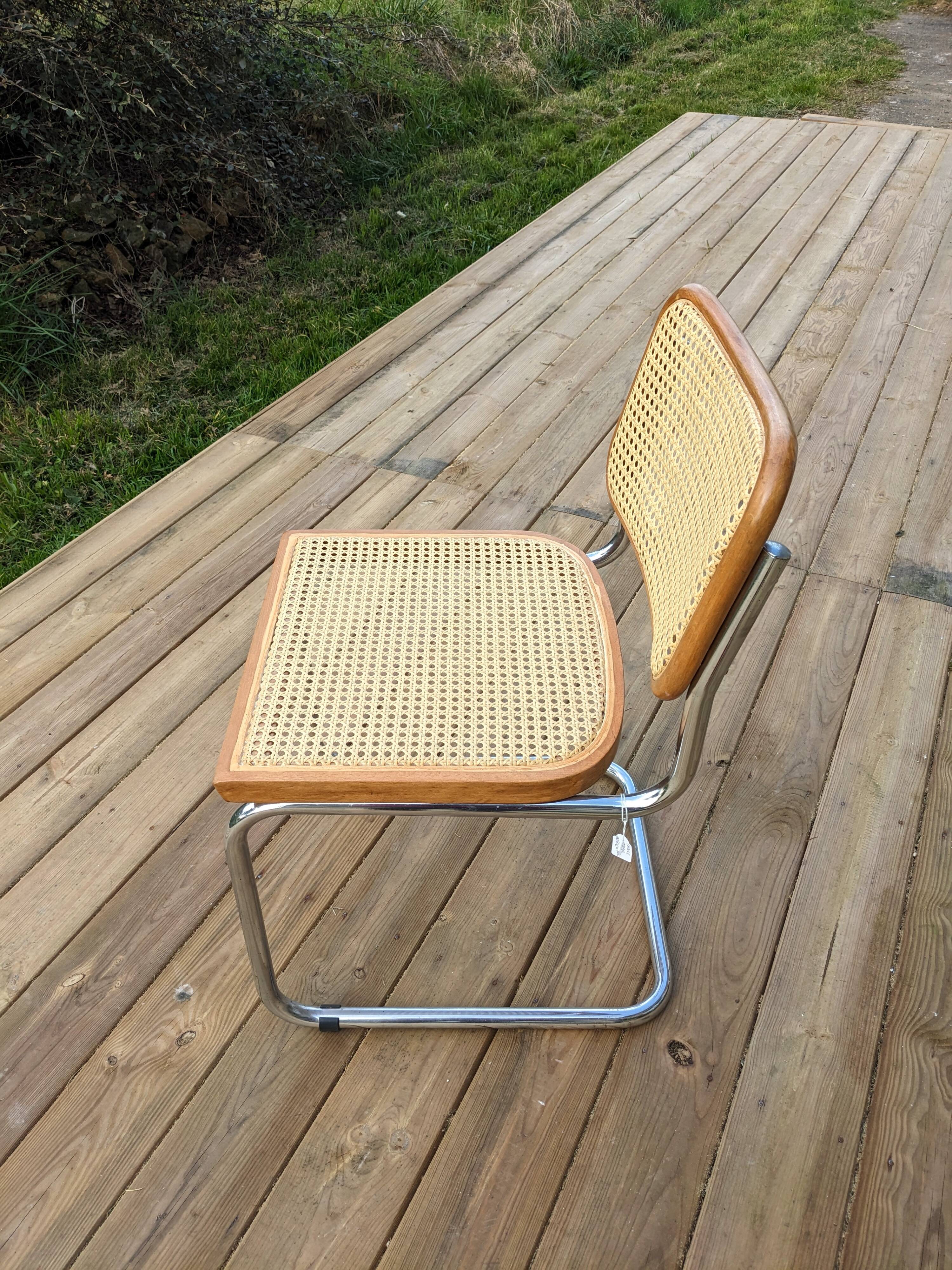 Chaise Cesca Marcel Breuer B32 en hêtre clair