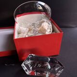 Baccarat Vence footed cup stamped in box