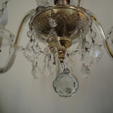6-light chandelier with tassels