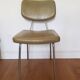 Vintage Hauser metal and skai chair