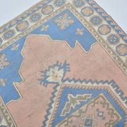 Anatolian floral patterned Oushak rug, reference 3571
