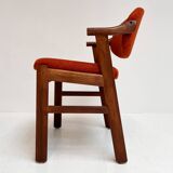 Set reupholstered Danish design chairs by Schou Andersen, 1960s