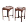 Bevan Funnell Mahogany Side Tables for Reprodux England, 1960s