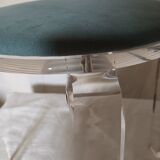 Plexiglas stool from the 80s