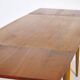 Double-extendable vintage mid-century teak dining table, 1960s