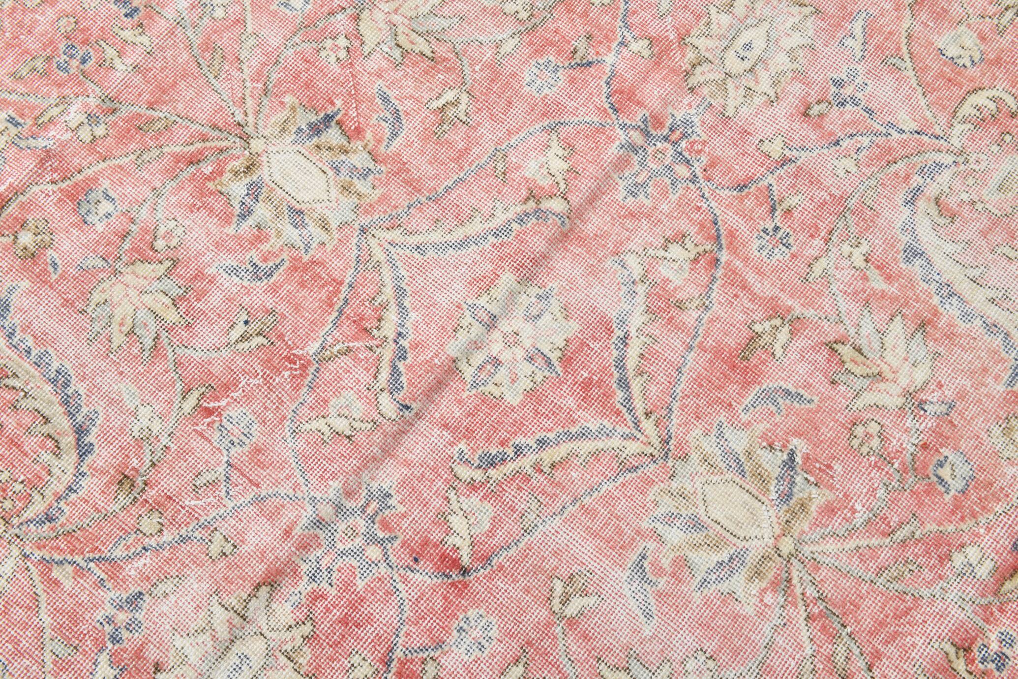 7x10 Dusty Red Persian Area Rug, 205x322Cm