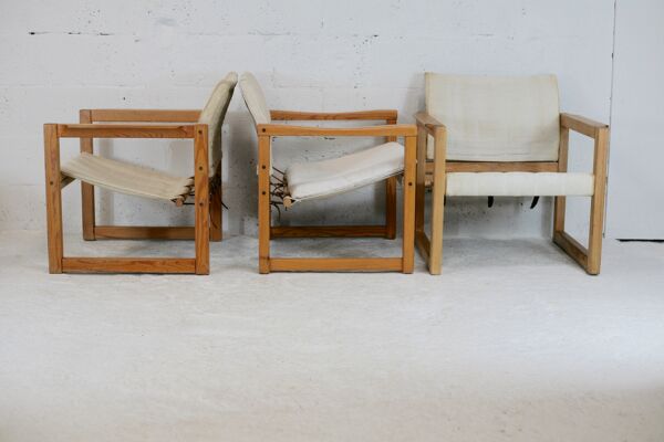 Ensemble de 3 fauteuils Diana de Karin Mobring, Ikéa, circa 1970