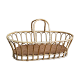 Vintage rattan bassinet
