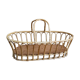 Vintage rattan bassinet