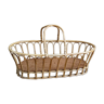 Vintage rattan bassinet