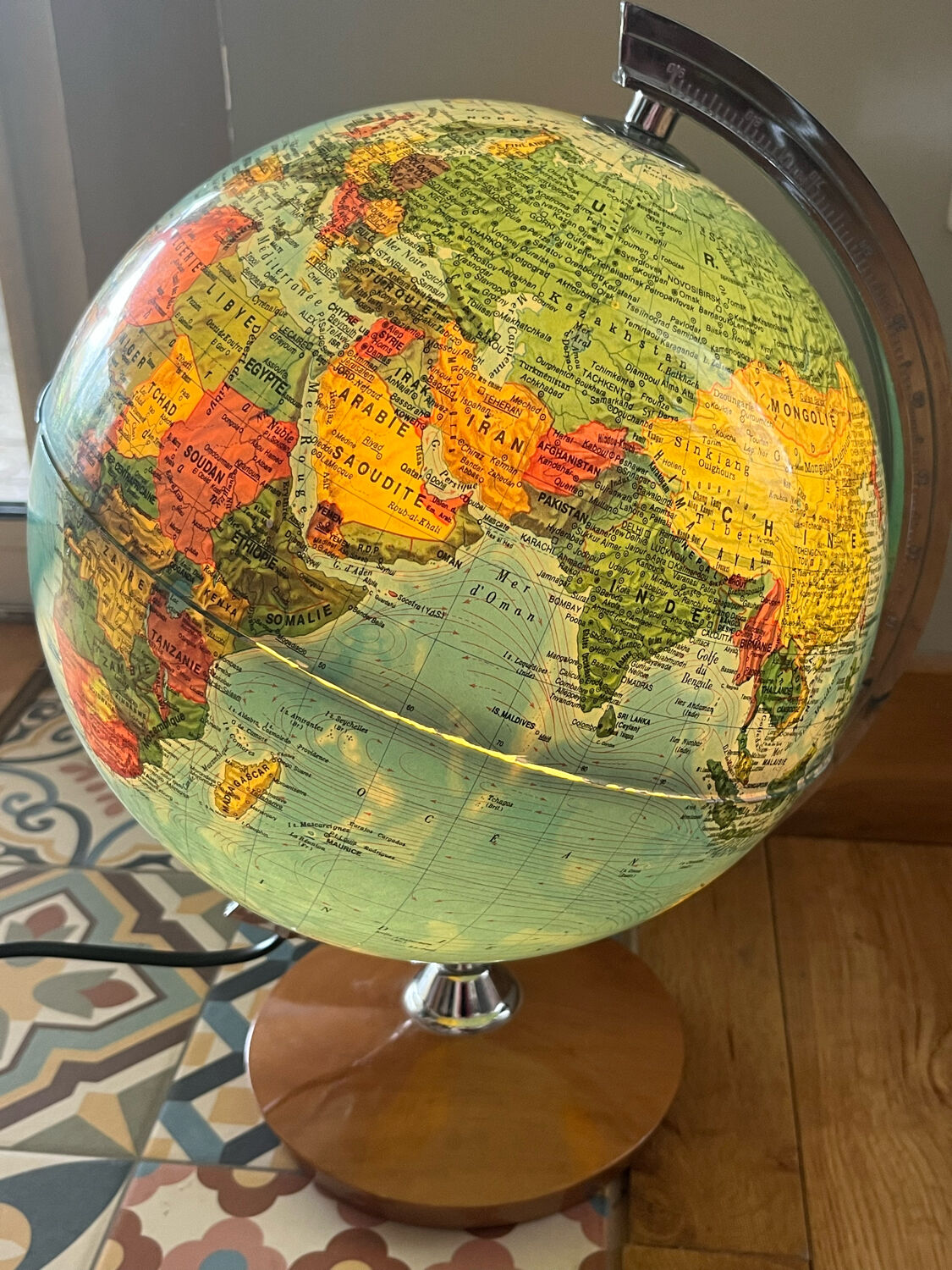 Vintage globe