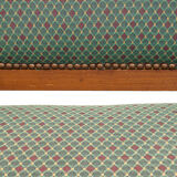 Fabric carved bench, 1930