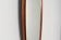 Wall mirror in teak Italy 1950 141x39cm