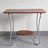 Vintage 1950s pedestal side table