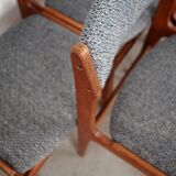 Set of six teak chairs, Danish design, 1960s, production: Denmark