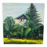 Farm landscape painting