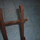 Wrought iron log rack