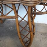Rattan coffee table
