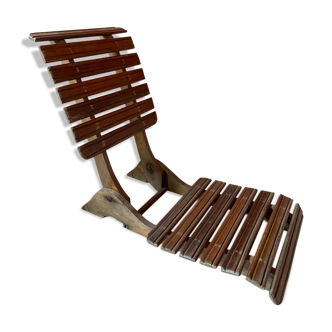 Wooden beach chair