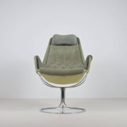 Fauteuil vintage suédois Jetson conçu par Bruno Mathsson pour Dux, années 1970.