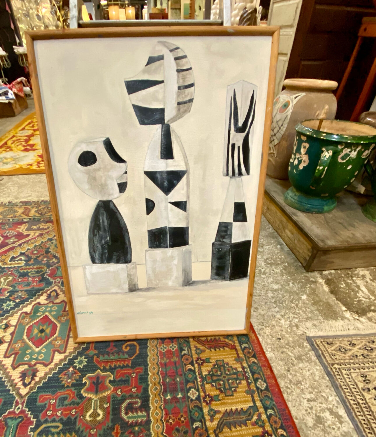 Modern geometric table