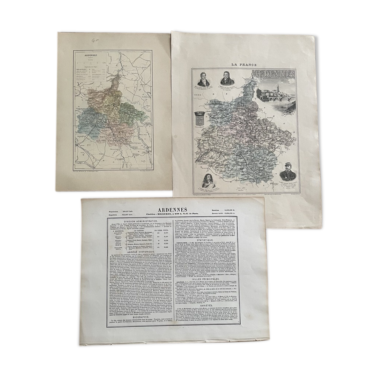 Ancient maps of the Ardennes