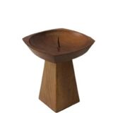 Teak candle holder 1970