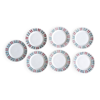 Set of flat plates l'amandinoise