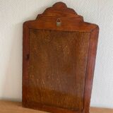 Ancient oriental mirror in embossed copper