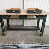 Vintage farmhouse table 1,50m, old