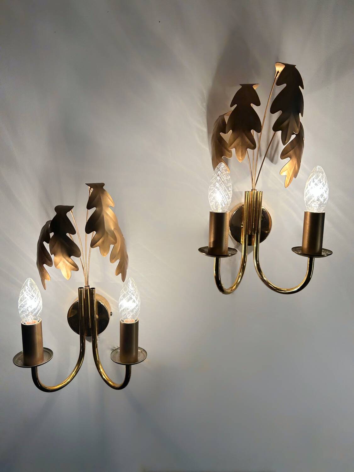 Naturalist wall lights from the 70s/80s (X2)