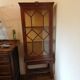Vitrine style edouardienne en acajou