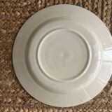 6 Digoin Sarreguemines flat plates from the 40s