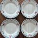 4 flat plates digoin & sarreguemines model "yves"