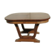 Art Deco oval table, 4 extensions, up to 18 people