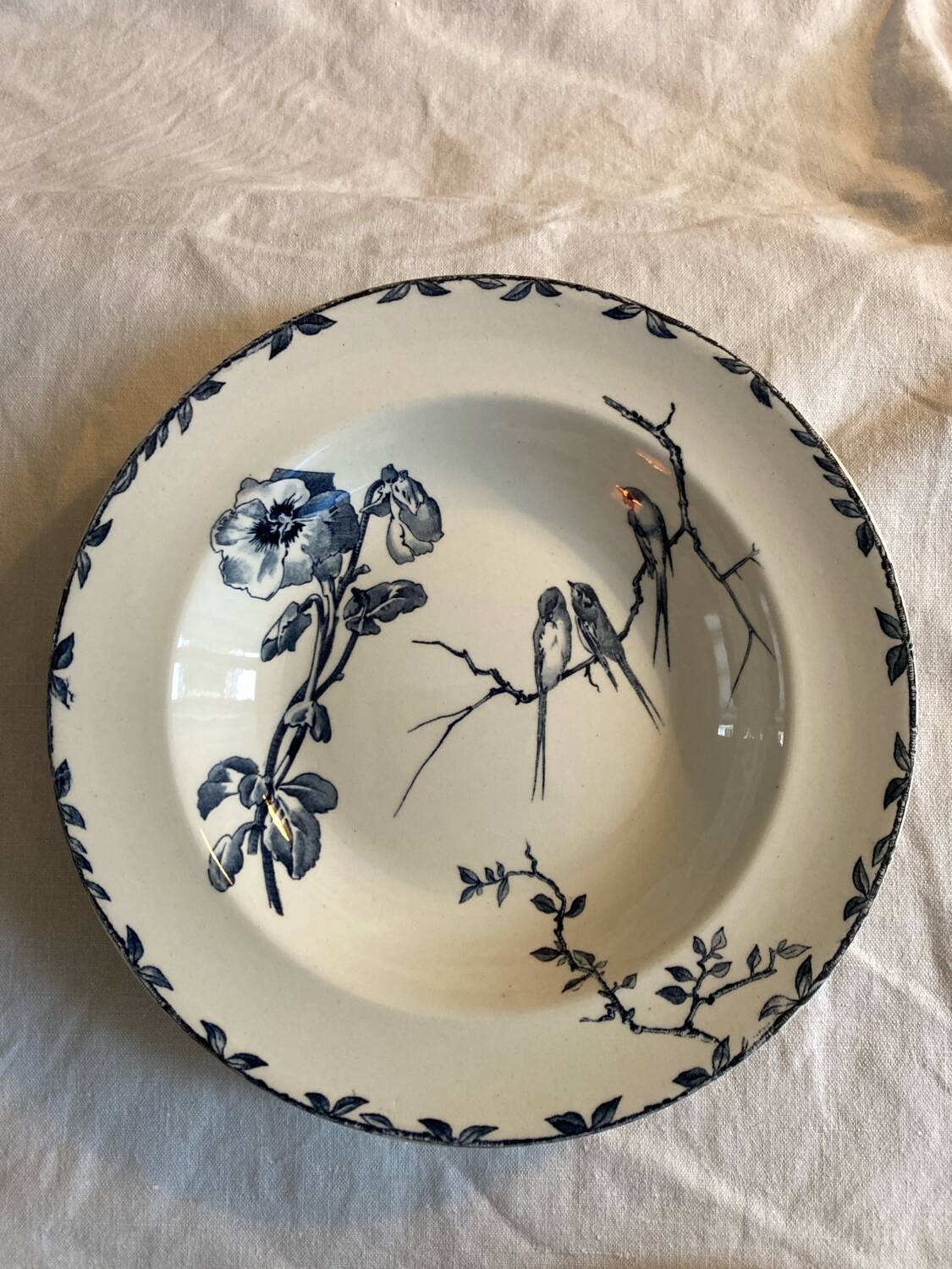 6 Spring Oxford ironstone soup plates