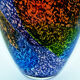 Very large murano blown glass vase. Italy, 80s