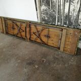 Folding brewery table