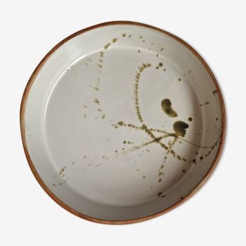 Decorative round dish La Colombe