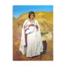 Young berber girl peinting