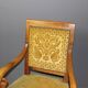 Paire de fauteuils restauration en noyer XIX