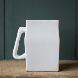 Vintage Digoin Grespots carafe, vintage pitcher, pitcher with handle, modernist, kitchen, pitcher