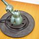 Green Jielde Industrial lamp on base