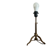 Adjustable table lamp – Tripod base in brass metal – Industrial style