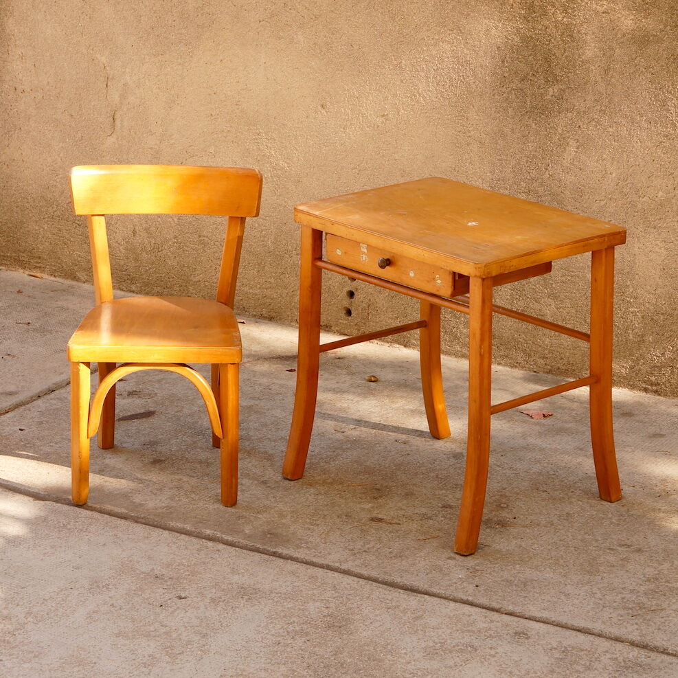 Desk and chair child baumann