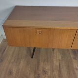Scandinavian teak and metal sideboard