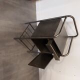 Metal bedside table